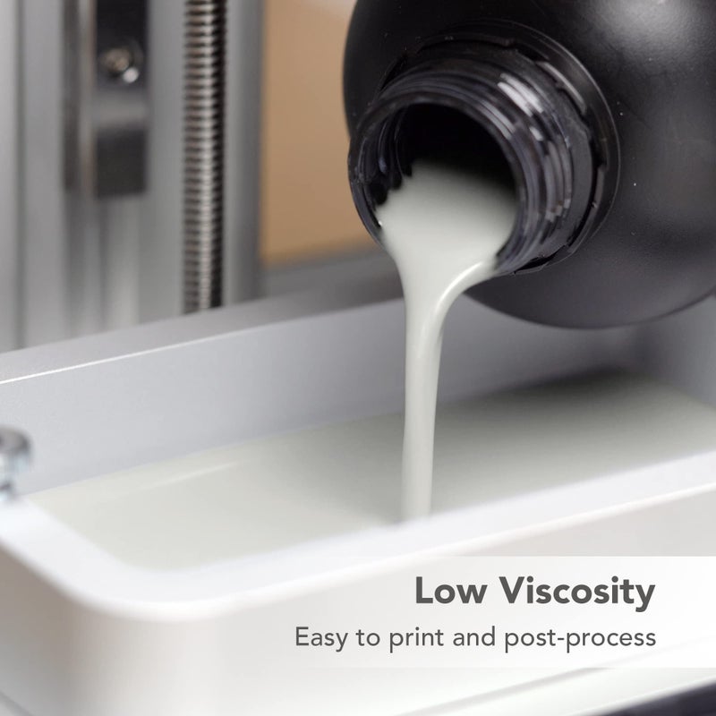 phrozen 3D Printer Water-Washable Rapid Resin, Model Gray 405nm LCD UV-Curing Photopolymer Resin for High Precision Printing, Low Odor, Non-Brittle, Easy to Print, Easy to Clean and Cure (1KG) - Image 3